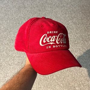 Coca-Cola Red Corduroy Snapback Hat